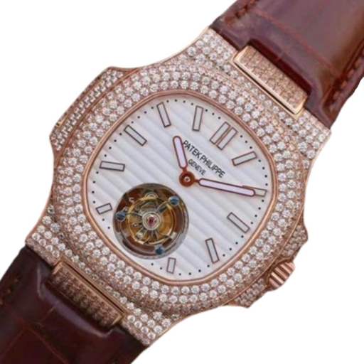 Patek Philippe Nautilus 5711 Tourbillon “Jumbo” Rose Gold Top Grade Clone 1:1 - photo 2