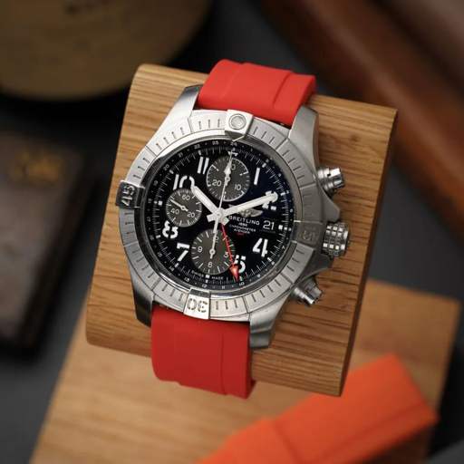 Breitling – Avenger –  Rubber Strap – Red - photo 2