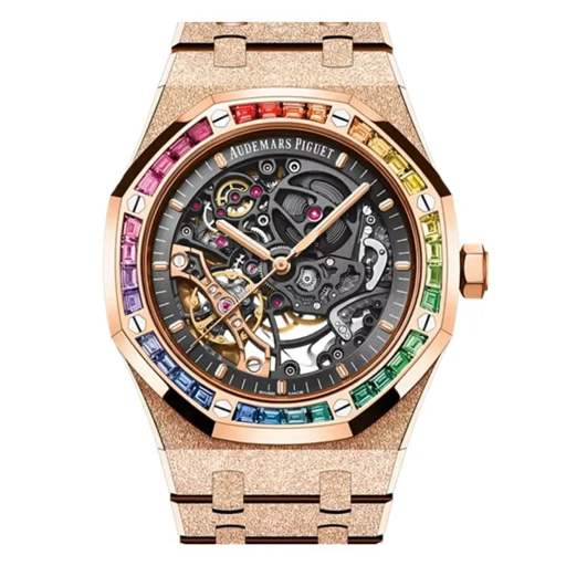 Audemars Piguet Royal Oak 15412OR.YG.1224OR.01-B “Rainbow” Master Replica 1:1 - photo 2