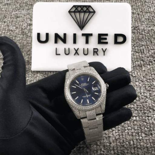 Rolex Datejust 126300 “Iced Out Blue Dial” Premium Clone Edition - photo 2