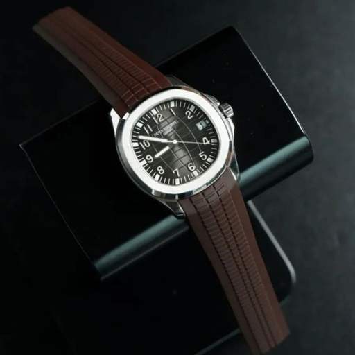 Patek Philippe – Aquanaut – Rubber Strap – Curved – Brown - photo 2