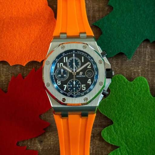 Audemars Piguet – Royal Oak Offshore –  Rubber Strap – Orange - photo 2