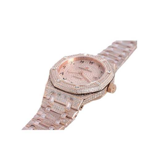Audemars Piguet Royal Oak AP160SF296 “Iced Out Rose Gold” Top Grade Replica - photo 3