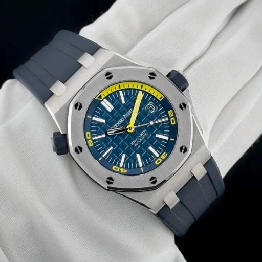 Audemars Piguet – Royal Oak Offshore –  Rubber Strap – Blue - photo 2