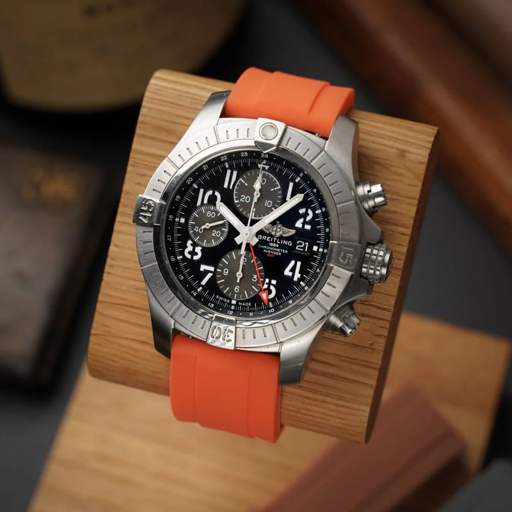 Breitling – Avenger – Rubber Strap – Orange - photo 2