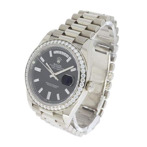 Rolex Day-Date 228238-0004 “Black Diamond Dial” Ultra Realistic Replica - photo 2