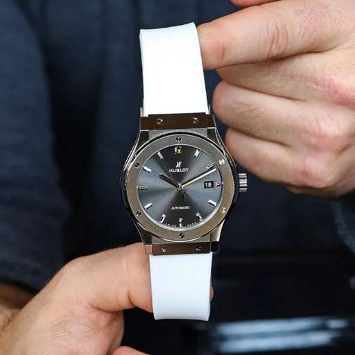 Hublot – Classic Fusion –  Rubber Strap – White - photo 2