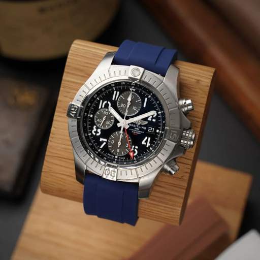 Breitling – Avenger –  Rubber Strap – Blue - photo 2