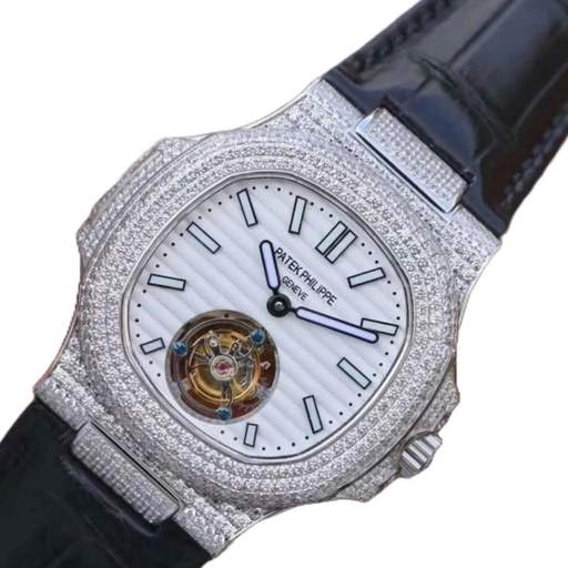 Patek Philippe Nautilus 5711 Tourbillon “Jumbo” White Dial Near Original Replica - photo 3