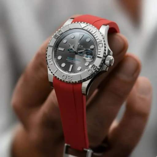 Rolex – Yacht-Master –  Rubber Strap – Red - photo 2