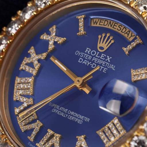 Rolex Day-Date 18038 “Iced Out” High Fidelity Replica - photo 2