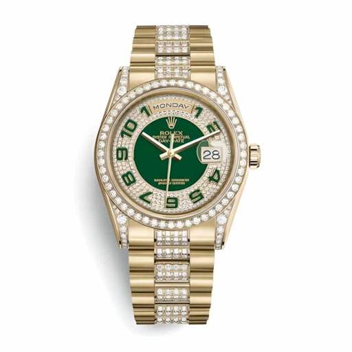 Rolex Day-Date 118348 “Iced Out” Deluxe Clone 1:1