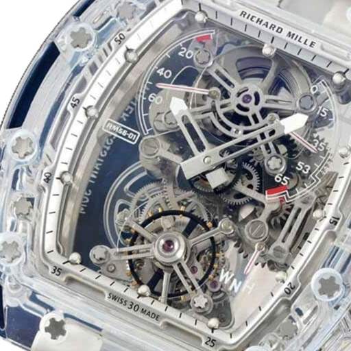 Richard Mille RM 56-01 Tourbillon Transparent Authentic Clone 1:1 - photo 3