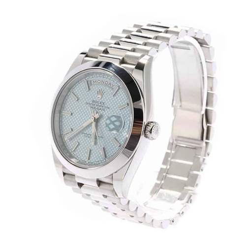 Rolex Day-Date 228206 “Ice Blue Baguette” Premium Duplicate - photo 2