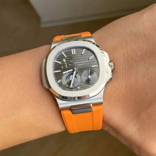 Patek Philippe – Aquanaut – Rubber Strap – Nautilus – Orange - photo 2