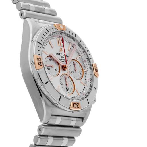 Breitling Chronomat B01 AB0134101G1A1 “White Dial Steel” Authentic Replica Edition - photo 4