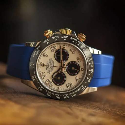 Rolex – Daytona –  Rubber Strap – Blue - photo 2