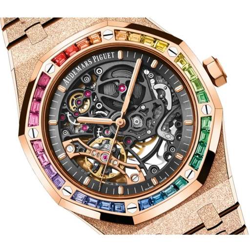 Audemars Piguet Royal Oak 15412OR.YG.1224OR.01-B “Rainbow” Master Replica 1:1 - photo 4