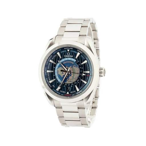 Omega Seamaster Aqua Terra Worldtimer 220.10.43.22.03.001 Signature Clone 1:1 - photo 2