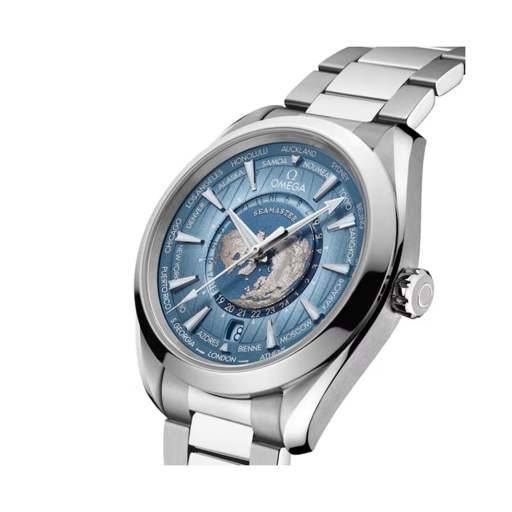 Omega Seamaster Aqua Terra Worldtimer 220.10.43.22.03.001 Signature Clone 1:1 - photo 3