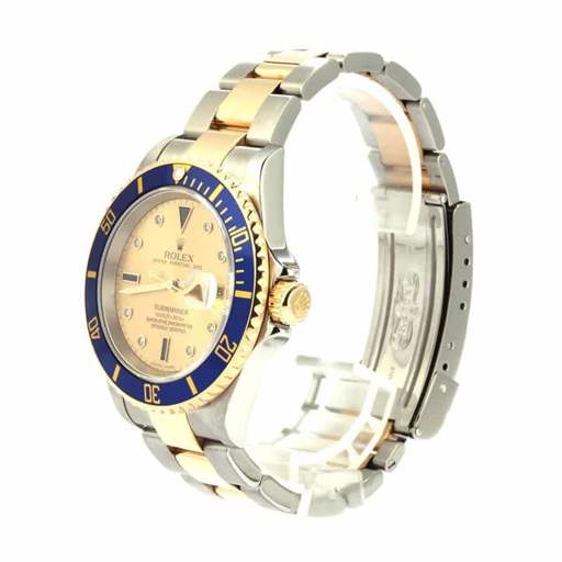 Rolex Submariner 16613 “Serti Two-Tone” Top Grade Clone 1:1 - photo 2