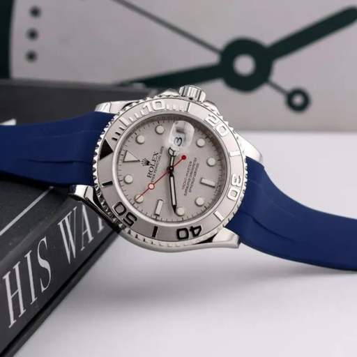 Rolex – Yacht-Master –  Rubber Strap – Blue - photo 2
