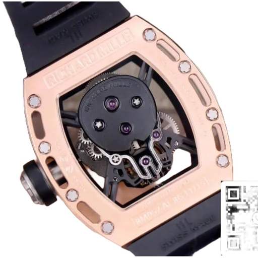 Richard Mille RM 52-01 Tourbillon “Skull” Dial Rose Gold Detailed Replica - photo 6