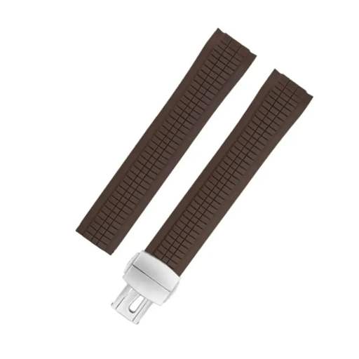 Patek Philippe – Aquanaut –  Rubber Strap – Curved – Brown