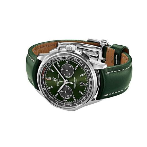 Breitling Premier B01 Chronograph AB0118A11L1X1 “Green Dial” Precision Duplicate 1:1 - photo 3