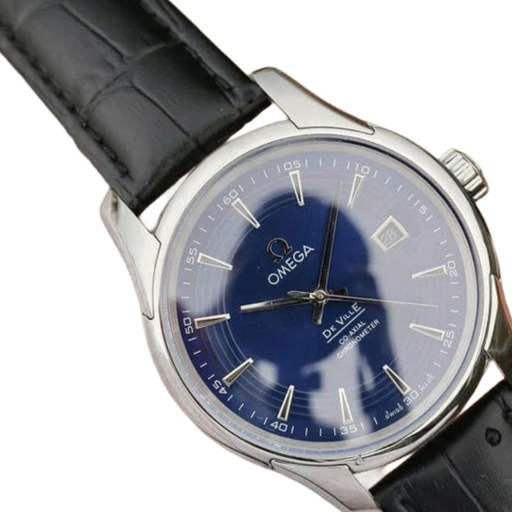 Omega De Ville Dark Blue Dial 431.33.41.21.03.001 Perfect Clone Edition - photo 3