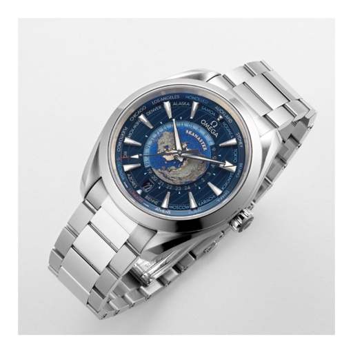 Omega Seamaster Aqua Terra Worldtimer 220.10.43.22.03.001 Signature Clone 1:1 - photo 4