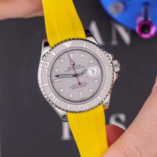 Rolex – Yacht-Master –  Rubber Strap – Yellow - photo 2